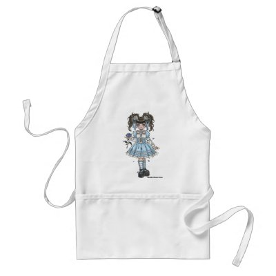 Blossom Gothic Lolita Apron by Planet_Zerick