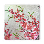 Blossom In Gold Refrigerator Magnet