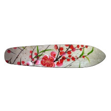 Blossom In Gold Skate Board Decks
