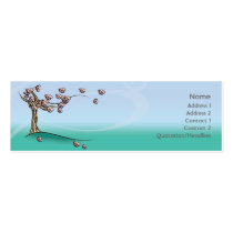 Blossom - Skinny business cards