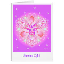 Blossom-Sylph Greeting Cards