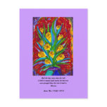 Blossom with Quote Postcard