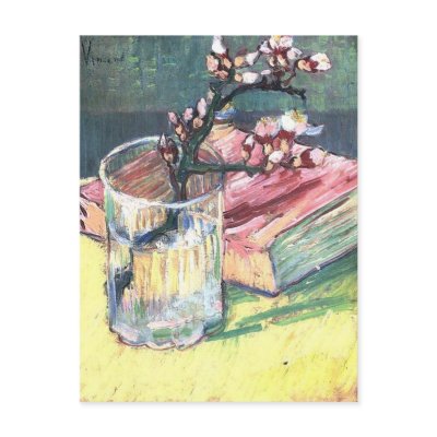 Blossoming Almond Branch by Vincent van Gogh Postcards by Ladiebug