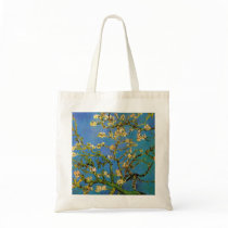 Blossoming Almond Tree by Vincent van Gogh Canvas Bag