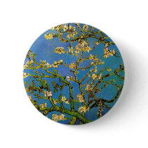 Blossoming Almond Tree by Vincent van Gogh Pinback Button
