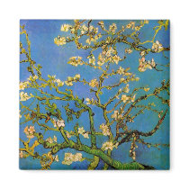 Blossoming Almond Tree by Vincent van Gogh Refrigerator Magnet