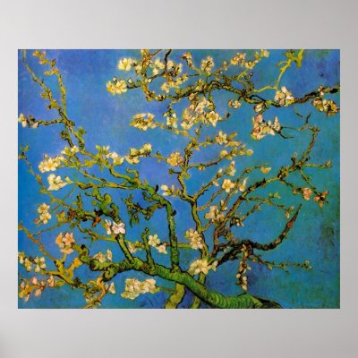 Blossoming Almond Tree by Vincent van Gogh Posters by VanGoghPosters