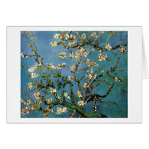 Blossoming Almond Tree, Vincent van Gogh Greeting Cards