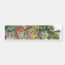 Blossoming Chestnuts Branches, Van Gogh Bumper Sticker