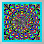 Blossoming Expanding Flower Print