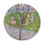 Blossoming Peach Tree By Vincent Van Gogh Magnets