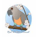 Blossoms Red Bellied Parrot T-Shirt