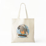 Blossoms Red Bellied Parrot Tote Bag