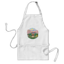 Blossoms - Yorkshire Terrier (#17) Aprons