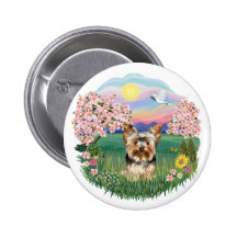 Blossoms - Yorkshire Terrier (#17) Pins