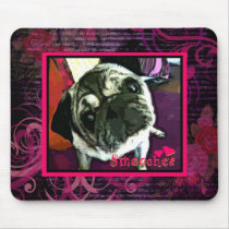 Blossum Pug Mousepad