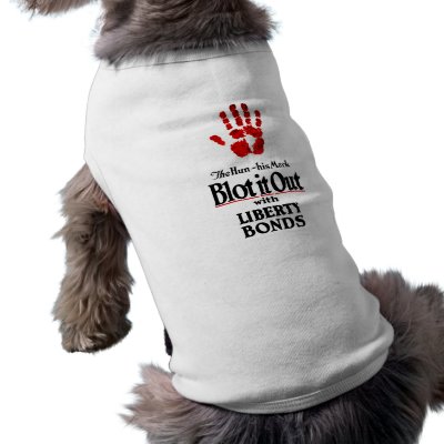 Blot It Out With Liberty Bonds Dog Tshirt by parrow1978