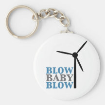 blow baby blow (wind energy) key chains