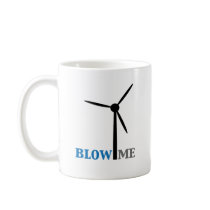 blow me wind turbine mug