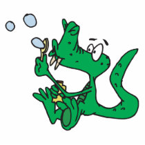 blowing bubbles crocodile acrylic cut outs