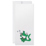 blowing bubbles crocodile rack cards