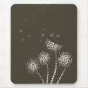 blowing flowers mousepads