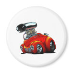 Blown Willys Fridge Magnet
