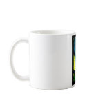 blu nude with tornado and black border, blue nu... mug