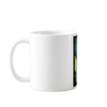 blu nude with tornado and black border, blue nu... mug