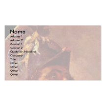 Blucher And Wellington At La Belle Alliance Detail Business Cards