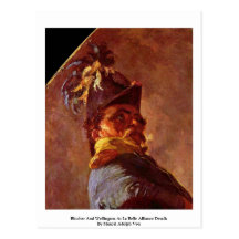 Blucher And Wellington At La Belle Alliance Detail Post Cards