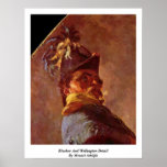 Blucher And Wellington Detail By Menzel Adolph Poster