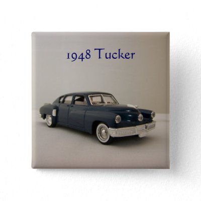 Blue 1948 Tucker Car Button by iona847 Beautiful blue 1948 Tucker