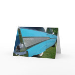 Blue 1957 Chevy Greeting Card