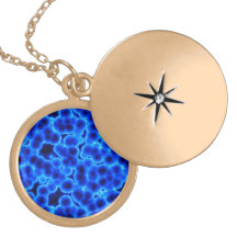Blue 3D Cells Pendant