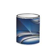 blue abstract business notebook-01 coffee mug
