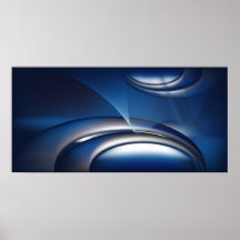 blue abstract business notebook-01 poster
