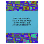 Blue Abstract Flyer Design