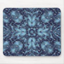 blue abstract fractal mousepads