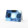 Blue abstract Greeting Card