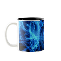 Blue Abstract Mugs