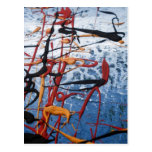 Blue Abstract Post Cards