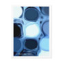 Blue Abstract Postcard