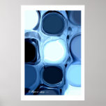 Blue Abstract poster