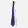 Blue abstract puzzle ties