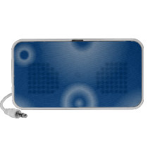 Blue Abstract Retro Speaker speakers