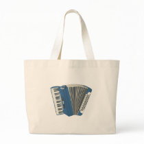 blue accordian tote bags