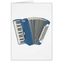 blue accordian greeting cards