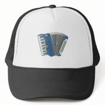 blue accordian hats