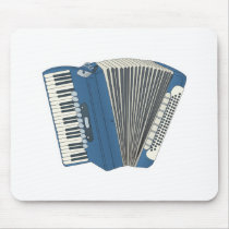 blue accordian mouse mat